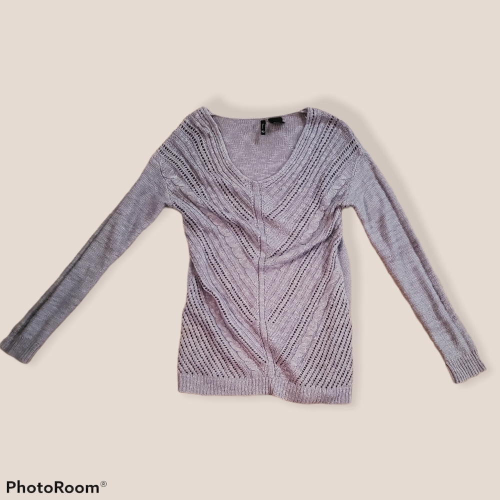 New Direction petite small grey sweater.